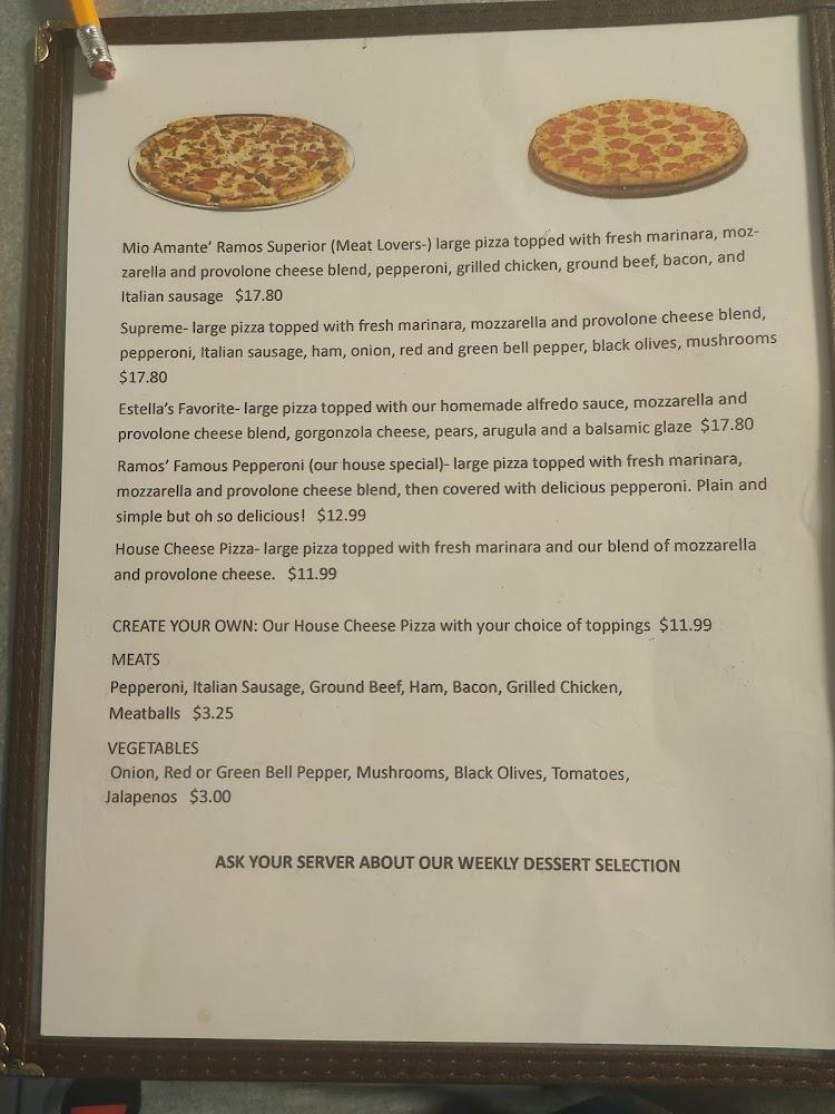 Ramos italian restaurant and social event center Meat Lovers Pizza